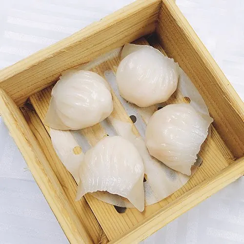 Har gao — raviolis aux crevettes à la peau translucide
